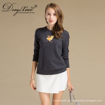 Plus Size Super Quality Eco-Friendly Mulheres Inverno Merino Wool Sweater